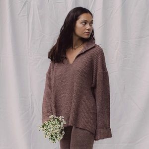 Indigo Luna  Winterfall Jumper in Clove